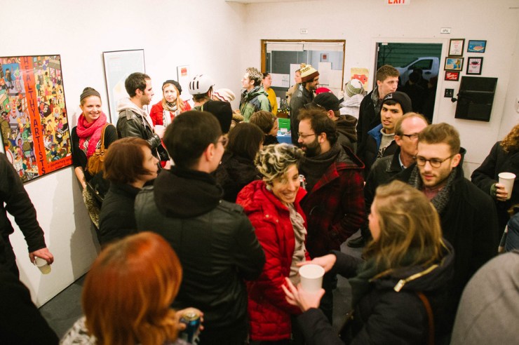Crowd in Exhibition Room 1