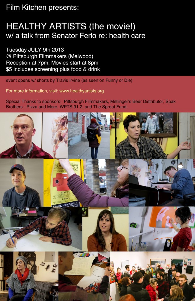 Film Kitchen Healthy Artists Poster